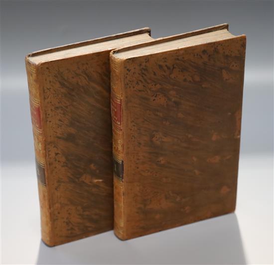 Datta, P.L. - Nouvelles Lettres Inedites de Saint Francois de Sales, 2 vols, 8vo, burred calf, J.J. Blaise, Paris 1835